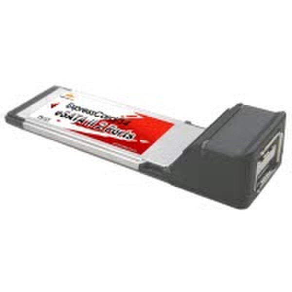 Neklan 2-Port eSATA ExpressCard Eingebaut eSATA Schnittstellenkarte/Adapter