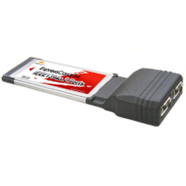 Neklan 2-Port ExpressCard Firewire 400 Card Внутренний IEEE 1394/Firewire интерфейсная карта/адаптер