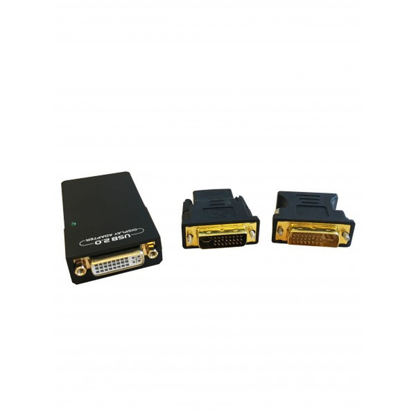 Neklan 9050110 HDMI/DVI-I/VGA USB 2.0 Черный кабельный разъем/переходник