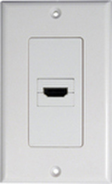 Micropac HDMI Wall Plate Белый розеточная коробка