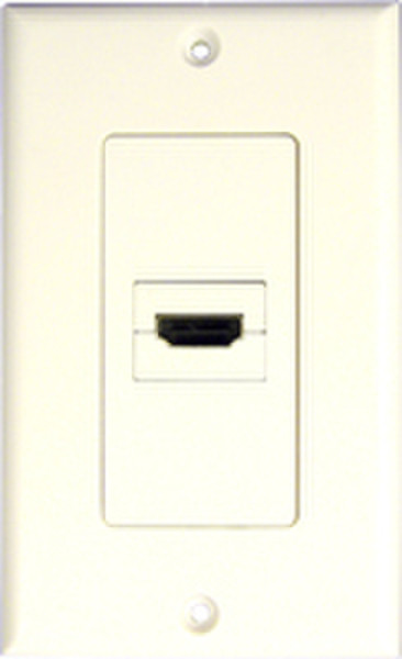 Micropac HDMI Wall Plate Weiß Steckdose