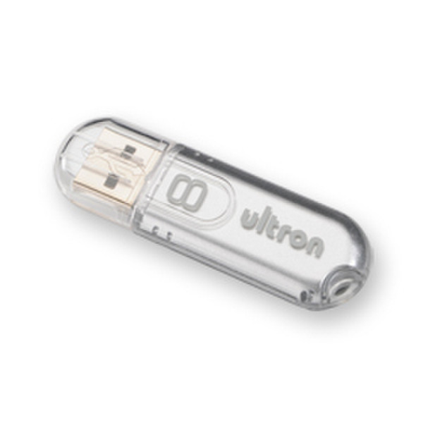 Ultron 8192MB Basic Drive 8GB USB 2.0 Type-A Silver USB flash drive