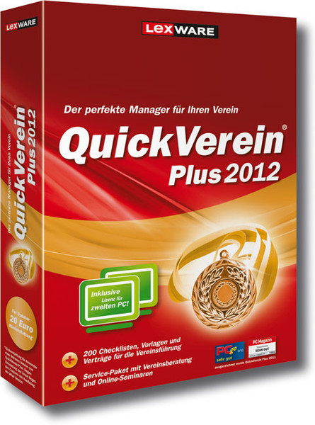 Lexware QuickVerein Plus 2012, Win, DEU