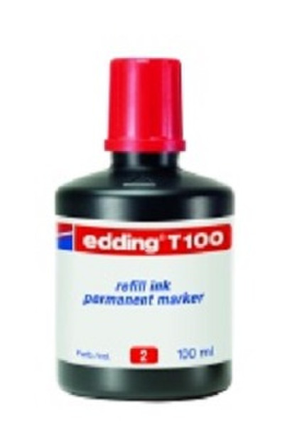 Edding T100 100ml Rot Tinte