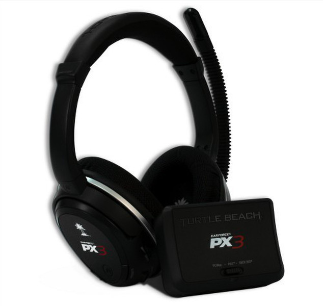 Turtle Beach Ear Force PX3 RF Wireless Binaural Kopfband Schwarz Headset