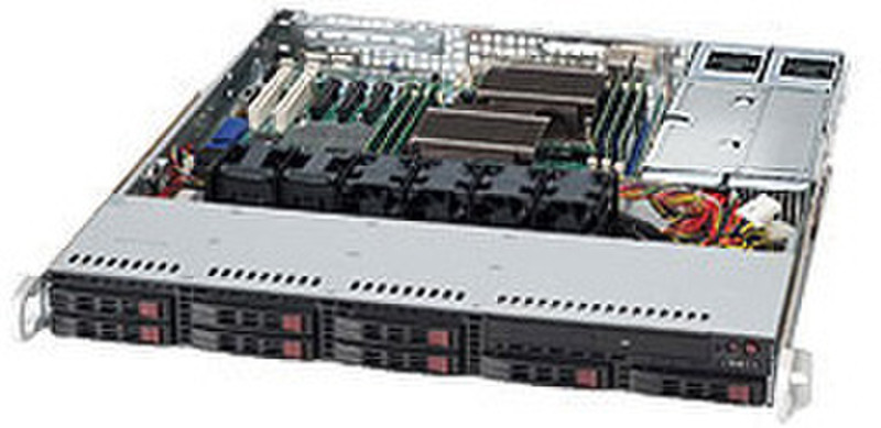 Supermicro 113TQ-R500CB Rack 500W Black computer case