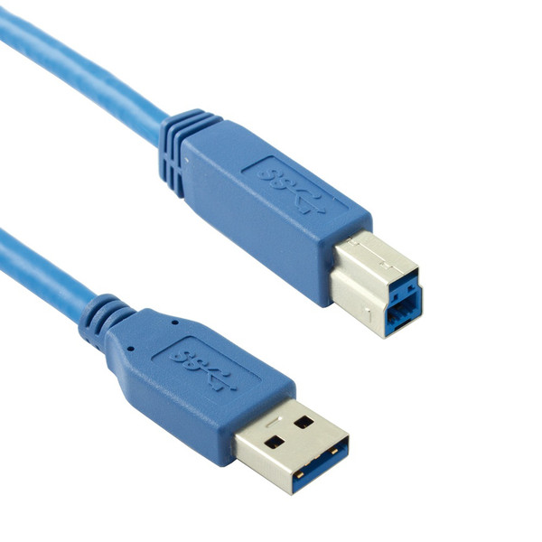 Matsuyama 1.0m USB 3.0 AB M/M 1м USB A USB B Синий