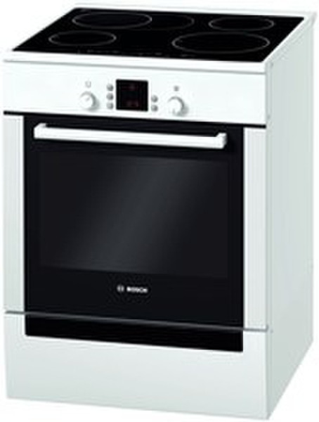 Bosch HCE748220 Отдельностоящий Induction hob A Белый кухонная плита