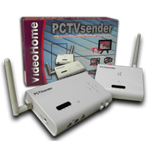 VideoHome PCTVsender Weiß TV Set-Top-Box