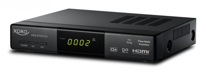 Xoro HRS 8700 CI+ Cable Full HD Black TV set-top box