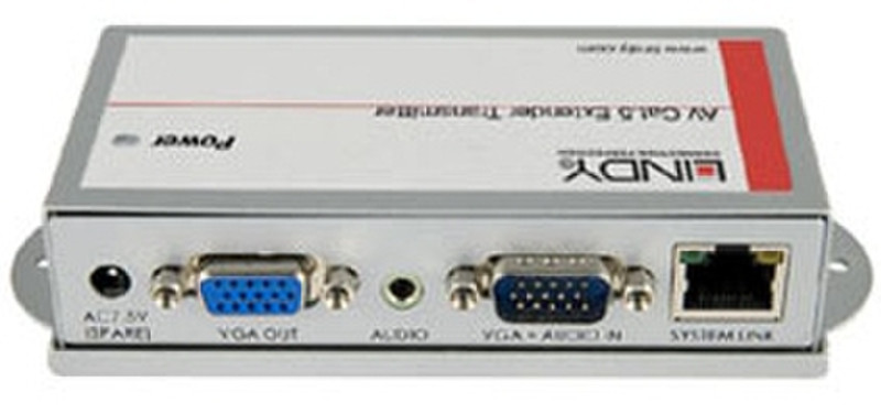Lindy 32763 AV transmitter Grey AV extender