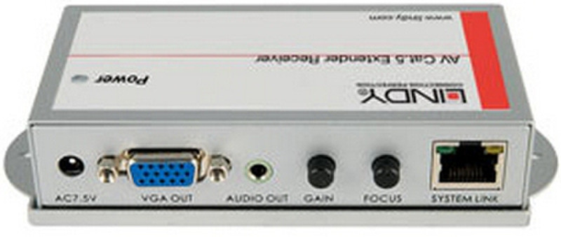 Lindy 32765 AV-Receiver Grau Audio-/Video-Leistungsverstärker