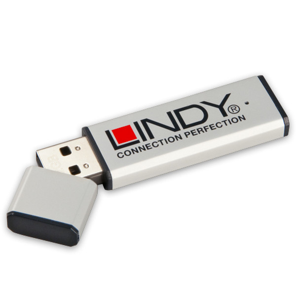 Lindy 2GB USB 2.0 2ГБ USB 2.0 Type-A Cеребряный USB флеш накопитель