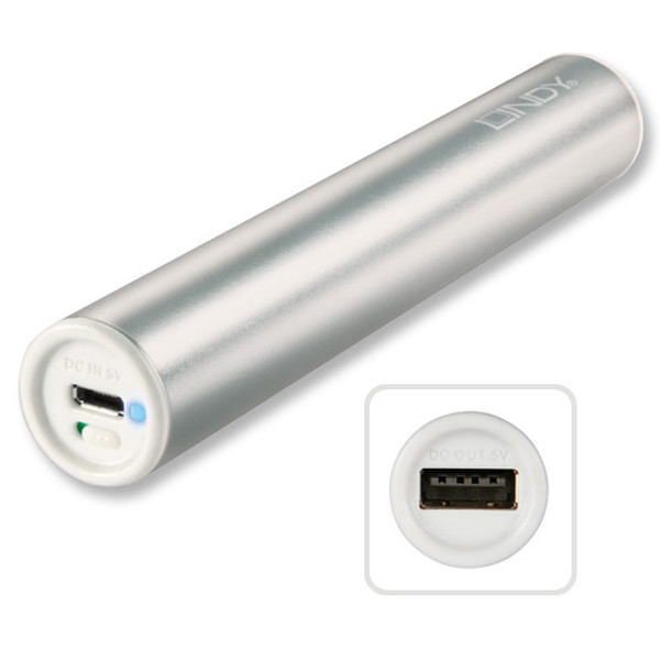 Lindy 84881 Lithium-Ion (Li-Ion) 2200mAh Silver