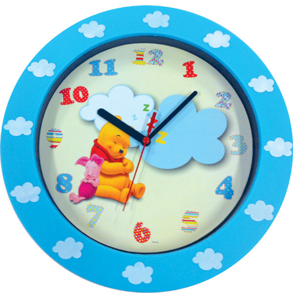 Technoline QWU Winnie Pooh 1 Quartz wall clock Circle Blue