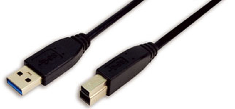 LogiLink 1m USB 3.0 1m USB A USB B Black