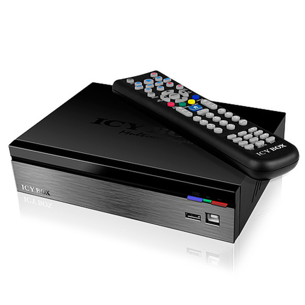 ICY BOX IB-MP3012DVB-T 2.0 Черный медиаплеер