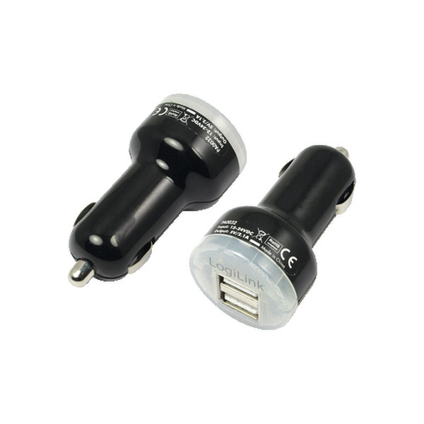LogiLink PA0032 Auto Black mobile device charger