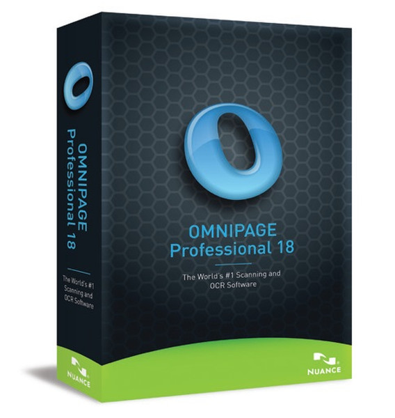 Nuance OmniPage Professional 18, DE/EN/FR