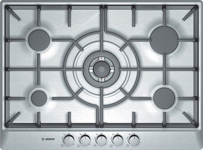 Bosch PCL755FDE built-in Gas Stainless steel hob