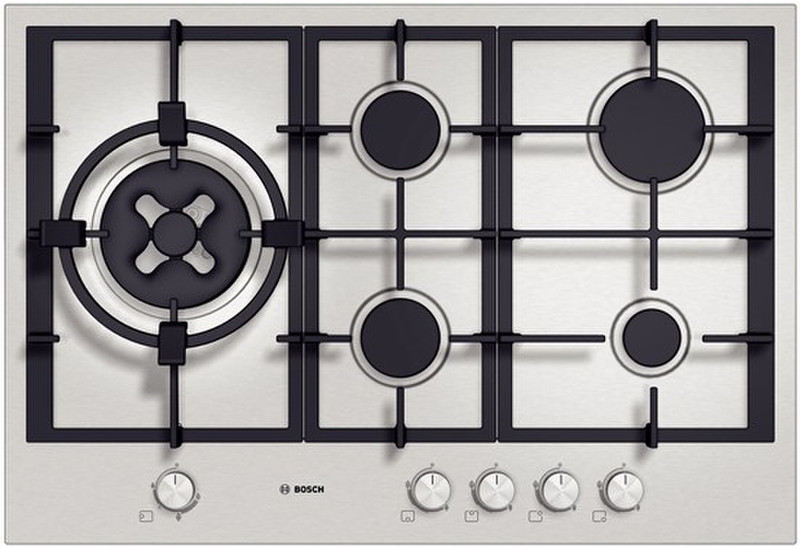 Bosch PCQ755FDE built-in Gas Stainless steel hob