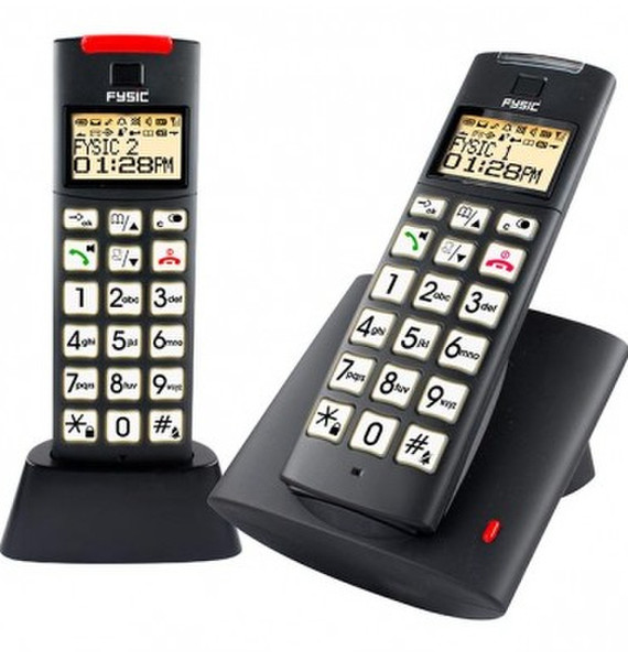 Fysic FX-5220 DECT Идентификация абонента (Caller ID) Черный телефон