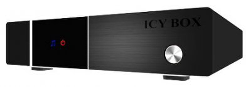 ICY BOX IB-MP3011HW-B Wi-Fi Черный медиаплеер
