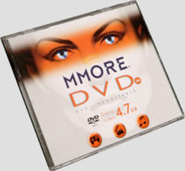 Mmore DVD-RW 4.7GB JEWELCASE SINGLE ORANGE LABEL