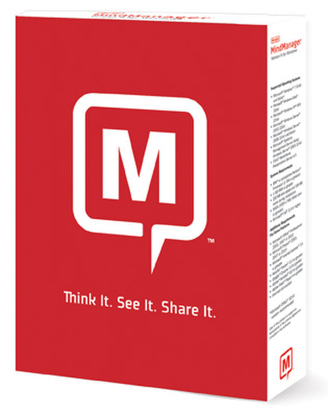 Mindjet MindManager 9, Mac 1u, Box, DE