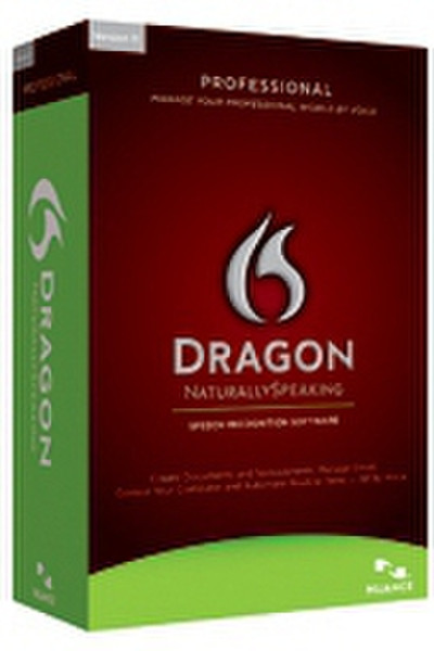 Nuance Dragon NaturallySpeaking 11.5 Professional, 5-50u, 1Y, EDU, MNT, FR