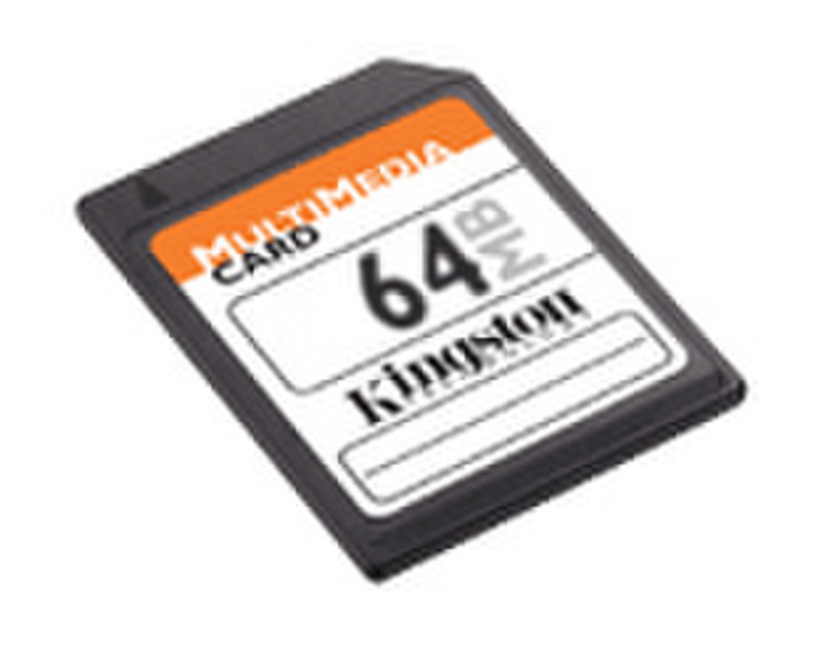 Kingston Technology Card multimedia 64MB 0.0625ГБ карта памяти
