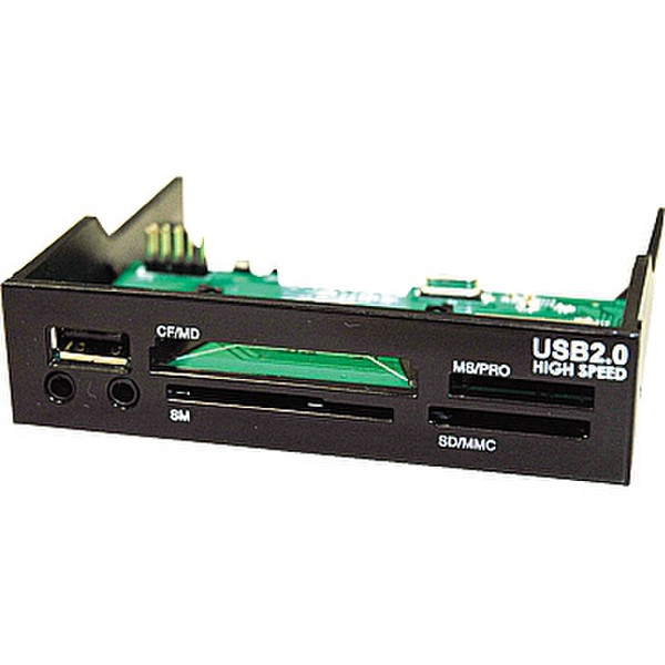 Linkworld LCR92 Внутренний USB 2.0 Черный устройство для чтения карт флэш-памяти