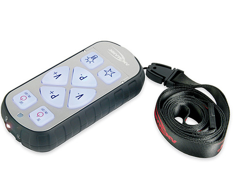 Ansmann 5870062 press buttons Black,Grey remote control