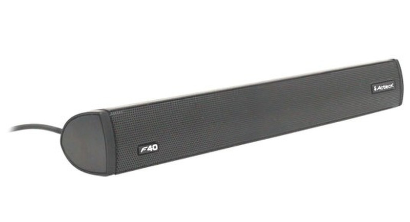 Acteck F40 2.0 9W Black soundbar speaker