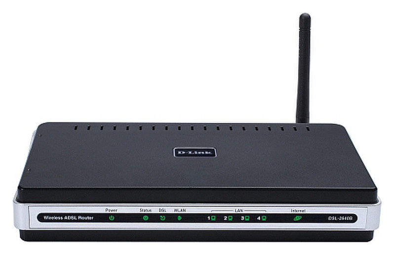 D-Link DSL-2640B Schnelles Ethernet Schwarz