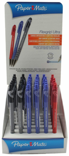 Papermate S0189343 Medium Schwarz, Blau, Rot 36Stück(e) Kugelschreiber