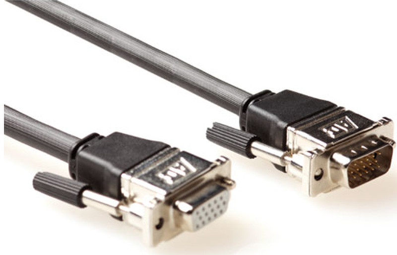 Advanced Cable Technology VGA m/f 1.8m 1.8m VGA (D-Sub) VGA (D-Sub) Schwarz VGA-Kabel