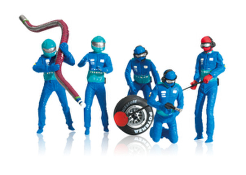 Carrera Set of figures, mechanics blue-green