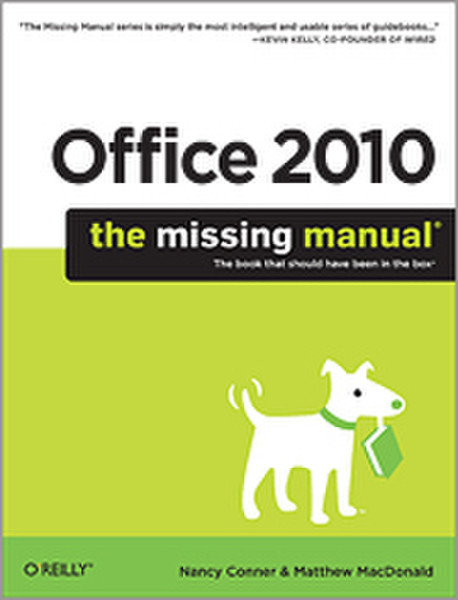 O'Reilly Office 2010: The Missing Manual 960Seiten Software-Handbuch