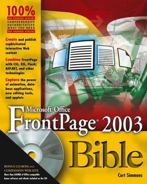 Wiley Microsoft Office FrontPage 2003 Bible 864страниц руководство пользователя для ПО