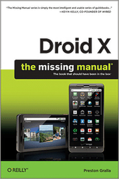 O'Reilly Droid X: The Missing Manual 384страниц руководство пользователя для ПО