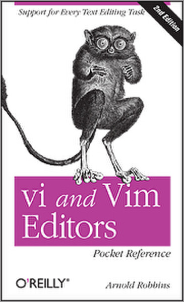 O'Reilly vi and Vim Editors Pocket Reference, Second Edition 94страниц руководство пользователя для ПО