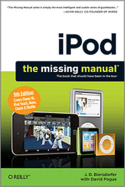 O'Reilly iPod: The Missing Manual, Ninth Edition 304pages software manual