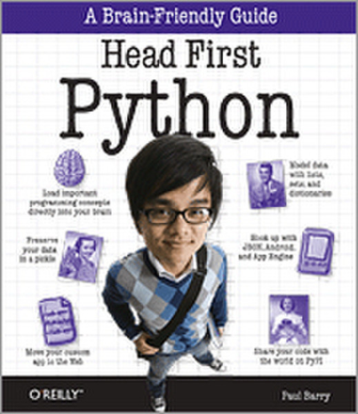 O'Reilly Head First Python 496страниц руководство пользователя для ПО