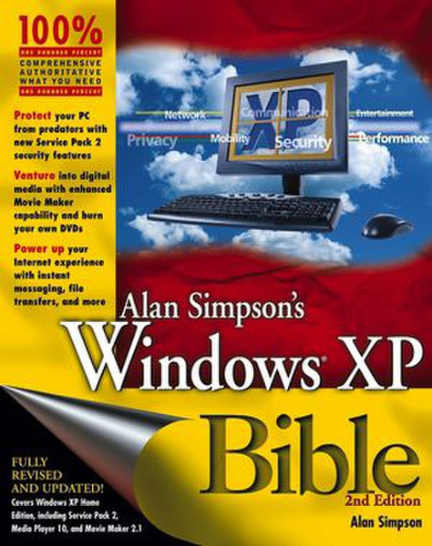 Wiley Alan Simpson's Windows XP Bible, 2nd Edition 1200страниц руководство пользователя для ПО