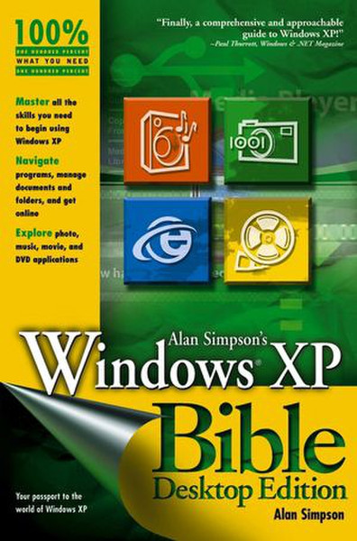 Wiley Alan Simpson's Windows XP Bible, Desktop Edition 720pages software manual