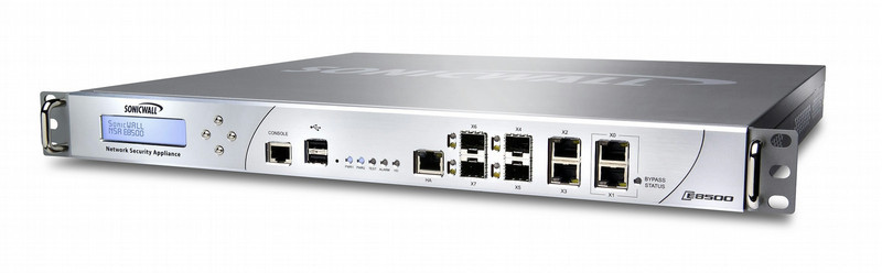 DELL SonicWALL NSA E8500 + 3Yr Secure Upgrade Plus 8000Mbit/s hardware firewall