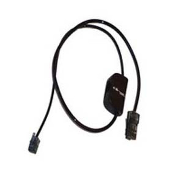 Plantronics 86009-01 Черный телефонный кабель