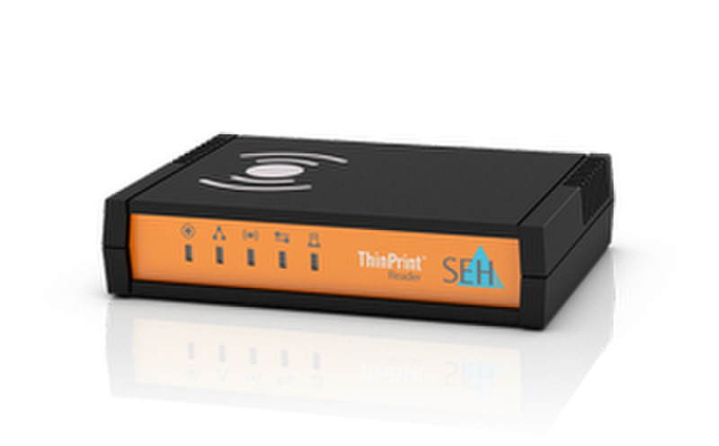 SEH TPR-10 Внутренний Ethernet LAN Черный, Оранжевый сервер печати