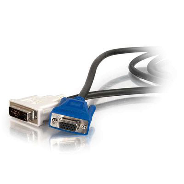 C2G 27589 1m DVI-I VGA (D-Sub) Black